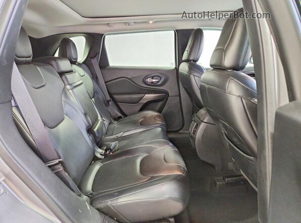 1C4PJLDX8KD308212 2019 JEEP CHEROKEE Серебряный Вид задней части салона