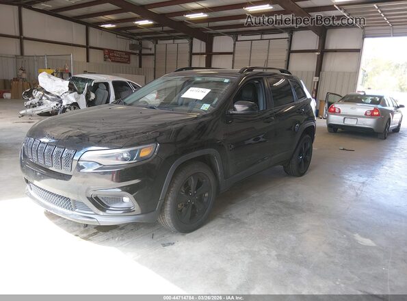 1C4PJLLB0LD645531 2020 JEEP CHEROKEE Black წინა მარცხენა ხედი სამი მეოთხედიდან
