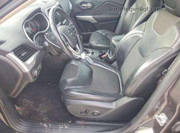 1C4PJLLB3JD552029 2018 JEEP CHEROKEE Gray წინა სალონის ხედი