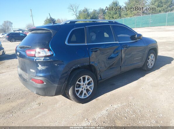 1C4PJLLB4JD524255 2018 JEEP CHEROKEE Blue Задня права чверть
