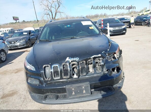 1C4PJLLB7JD503433 2018 JEEP CHEROKEE Black Widok zestawu wskaźników