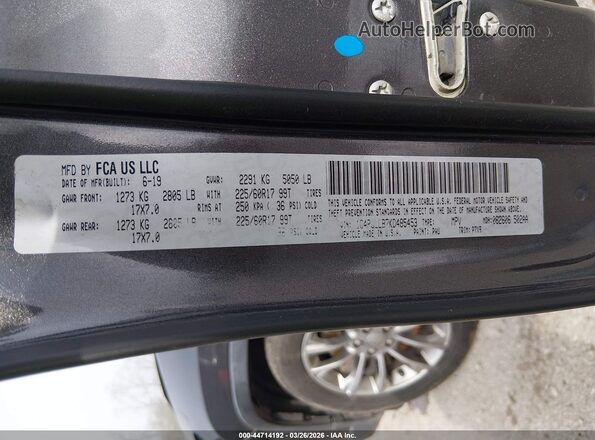 1C4PJLLB7KD485453 2019 JEEP CHEROKEE Gray 
