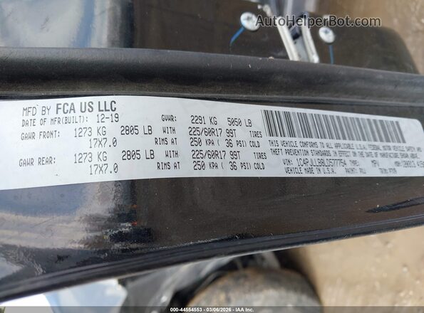 1C4PJLLB8LD577754 2020 JEEP CHEROKEE Black 
