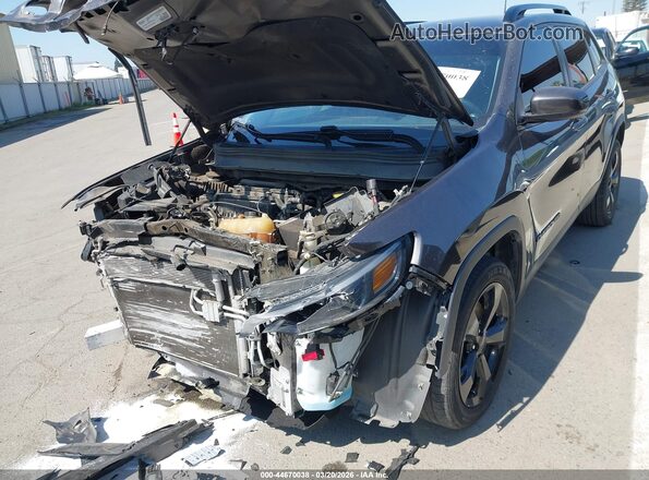 1C4PJLLBXMD112622 2021 JEEP CHEROKEE Gray Front view