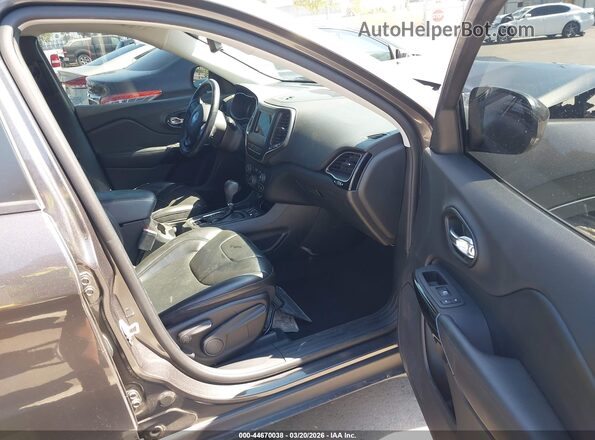 1C4PJLLBXMD112622 2021 JEEP CHEROKEE Gray Front interior view