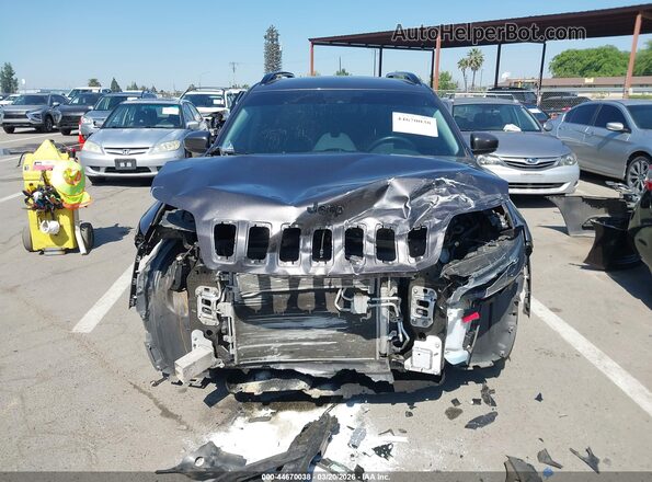 1C4PJLLBXMD112622 2021 JEEP CHEROKEE Gray Rear interior view