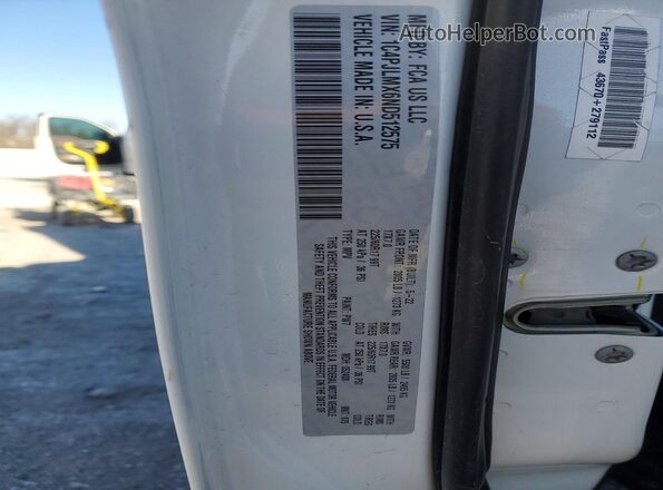 1C4PJLMX6ND512575 2022 JEEP CHEROKEE White Вид підкапотного простору