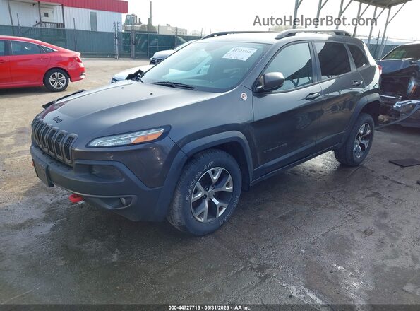 1C4PJMBB6GW188936 2016 JEEP CHEROKEE Gray Front left