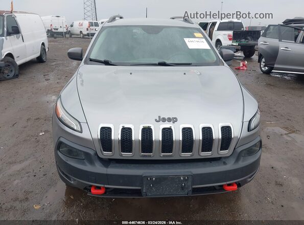 1C4PJMBS3GW172497 2016 JEEP CHEROKEE Серебряный Вид щитка приборов