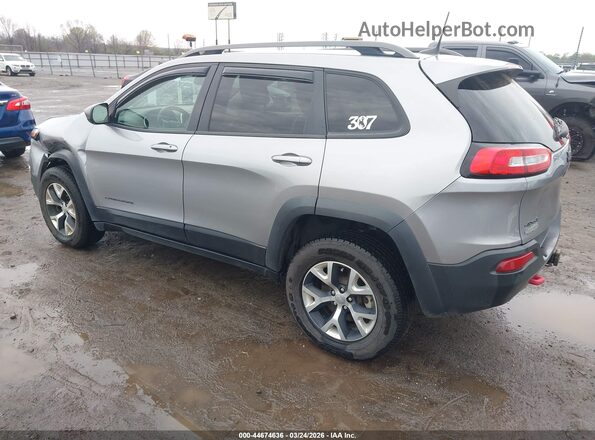 1C4PJMBS3GW172497 2016 JEEP CHEROKEE Серебряный Задняя левая четверть