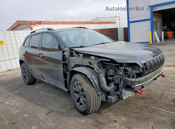 1C4PJMBX2MD129675 2021 JEEP CHEROKEE Черный Передняя правая четверть