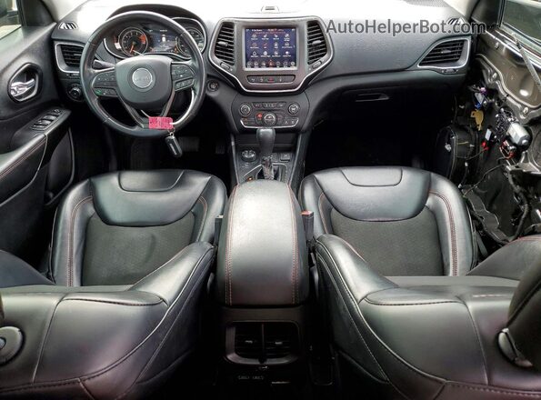 1C4PJMBX2MD129675 2021 JEEP CHEROKEE Черный Вид панели приборов