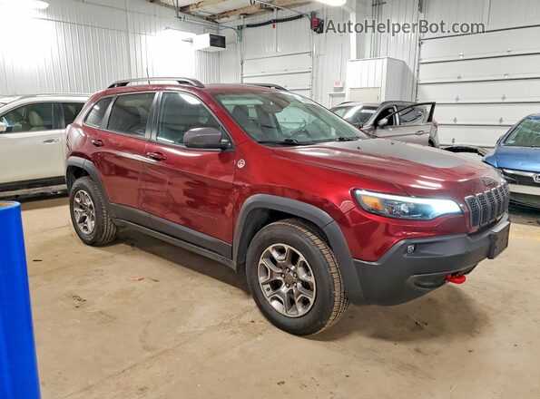 1C4PJMBX9MD176959 2021 JEEP CHEROKEE Red Przód prawy