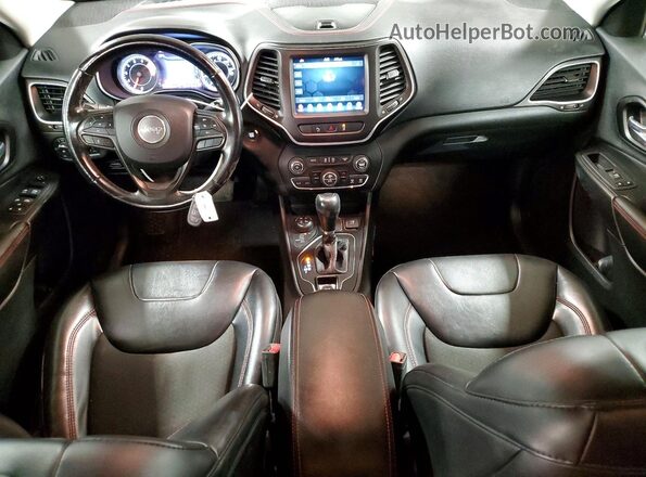 1C4PJMBX9MD176959 2021 JEEP CHEROKEE Red Widok deski rozdzielczej