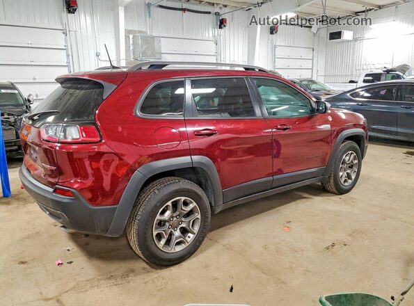 1C4PJMBX9MD176959 2021 JEEP CHEROKEE Red Tył prawy