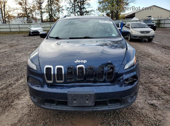 1C4PJMCB4JD554524 2018 JEEP CHEROKEE Синий Вид спереди