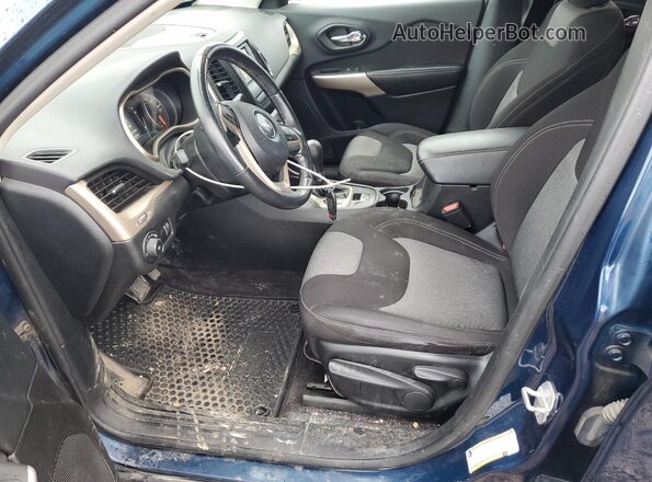 1C4PJMCB4JD554524 2018 JEEP CHEROKEE Синий Вид салона спереди