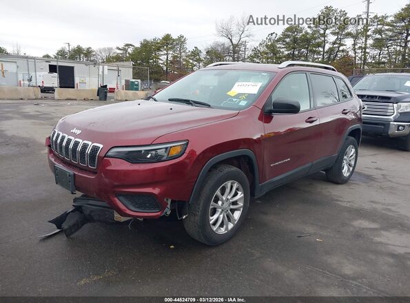 1C4PJMCB5LD612336 2020 JEEP CHEROKEE Красный Передняя левая четверть
