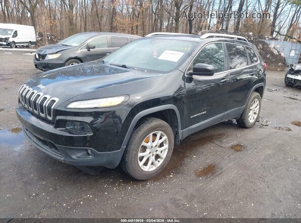 1C4PJMCS2HD216162 2017 JEEP CHEROKEE Black წინა მარცხენა ხედი სამი მეოთხედიდან