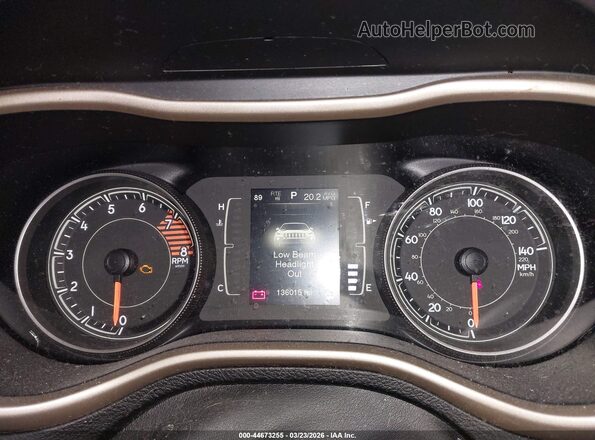 1C4PJMCS6GW278991 2016 JEEP CHEROKEE Silver Vista de los asientos traseros