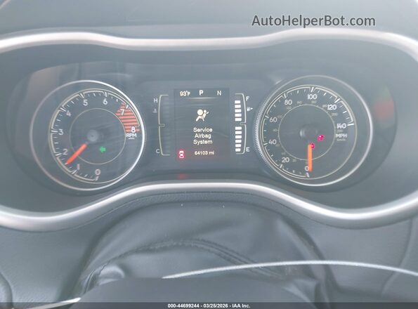 1C4PJMCS9GW259576 2016 JEEP CHEROKEE Белый Вид задних сидений