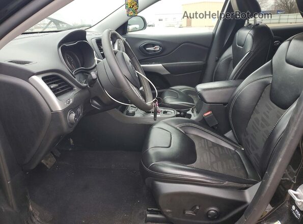 1C4PJMCX7ND549965 2022 JEEP CHEROKEE Черный Вид салона спереди