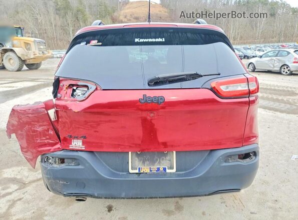 1C4PJMDB7GW314993 2016 JEEP CHEROKEE Red უკანა ხედი