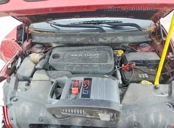 1C4PJMDB7GW314993 2016 JEEP CHEROKEE Red ძრავის განყოფილების ხედი