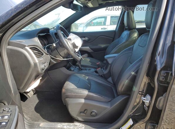 1C4PJMDN0MD156546 2021 JEEP CHEROKEE Black Вид салону спереду
