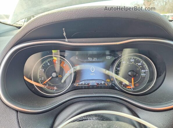 1C4PJMDN3KD133825 2019 JEEP CHEROKEE Черный Вид щитка приборов