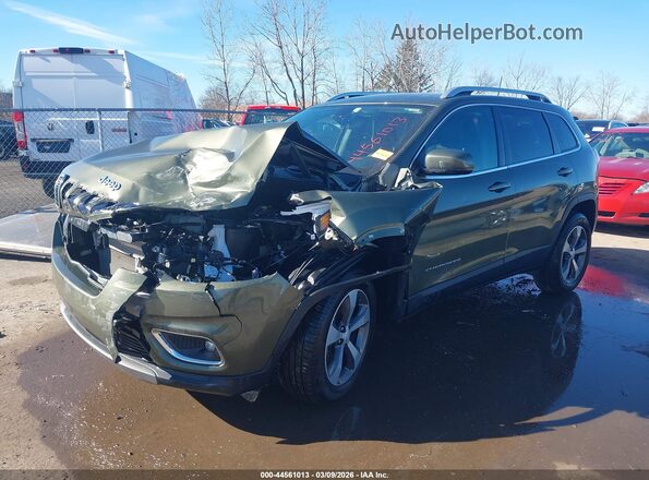 1C4PJMDNXLD543281 2020 JEEP CHEROKEE Green Передня ліва чверть