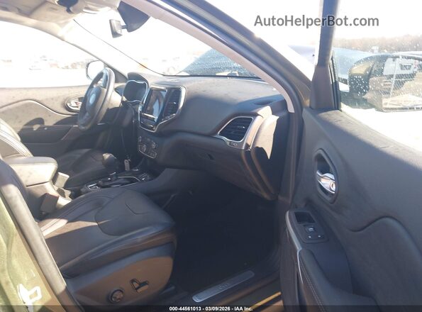 1C4PJMDNXLD543281 2020 JEEP CHEROKEE Green Вид салону спереду