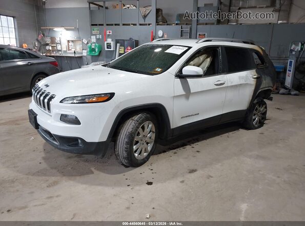 1C4PJMDS6GW262174 2016 JEEP CHEROKEE White Vista tres cuartos delantera izquierda