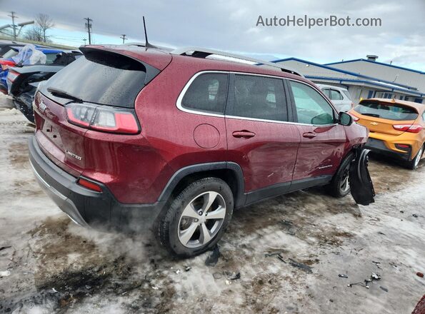 1C4PJMDX3MD158289 2021 JEEP CHEROKEE Красный Задняя правая четверть