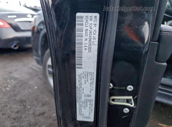 1C4PJMDX8ND553523 2022 JEEP CHEROKEE Black VIN կոդի պիտակի տեսք