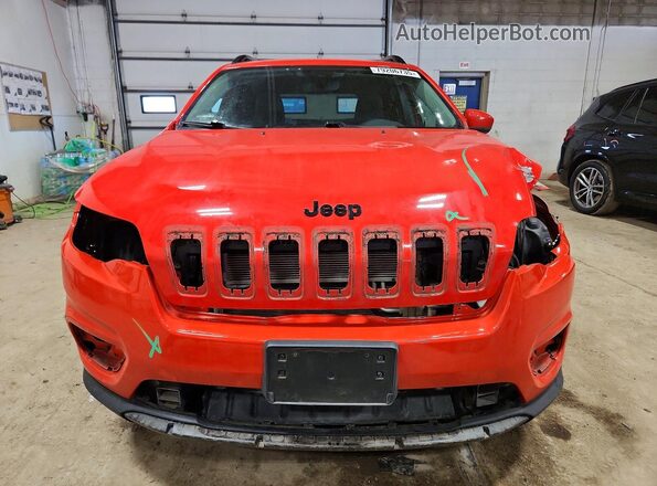 1C4PJMLB4MD233667 2021 JEEP CHEROKEE Red Front view
