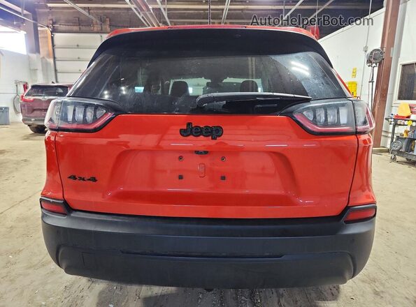 1C4PJMLB4MD233667 2021 JEEP CHEROKEE Red Rear view