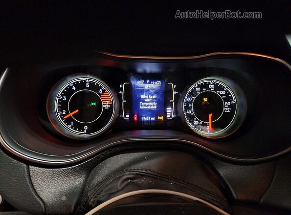 1C4PJMLB4MD233667 2021 JEEP CHEROKEE Red Instrument cluster view