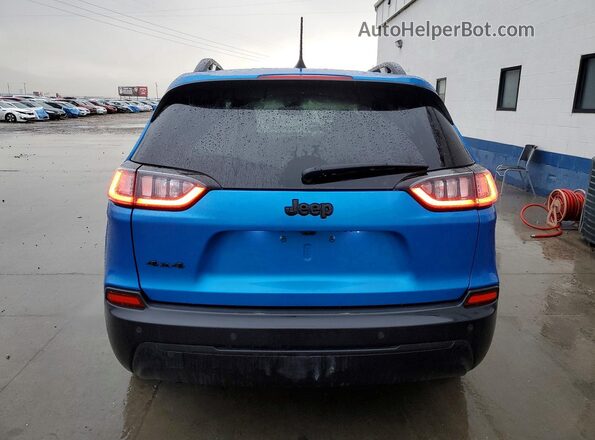 1C4PJMLB7MD238409 2021 JEEP CHEROKEE Blue Rear view