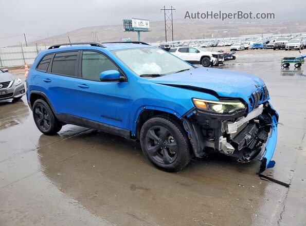 1C4PJMLB7MD238409 2021 JEEP CHEROKEE Blue Front right