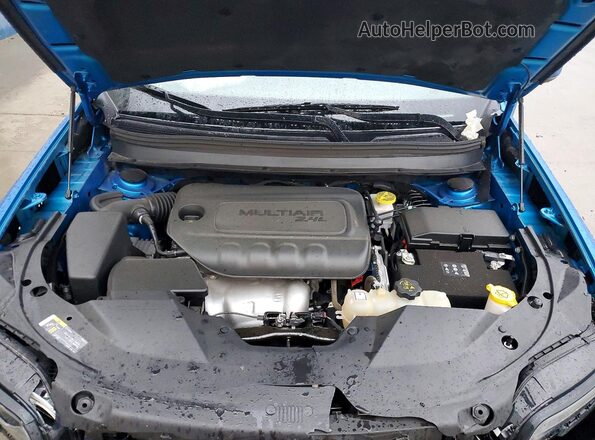 1C4PJMLB7MD238409 2021 JEEP CHEROKEE Blue Rear interior view