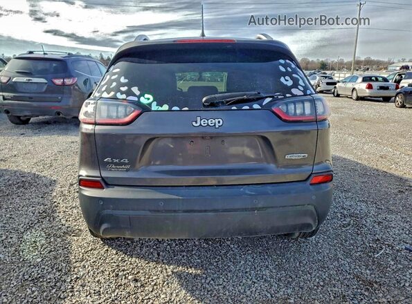 1C4PJMLBXMD166332 2021 JEEP CHEROKEE Gray Rear view