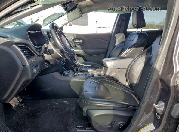 1C4PJMLBXMD166332 2021 JEEP CHEROKEE Gray Front interior view