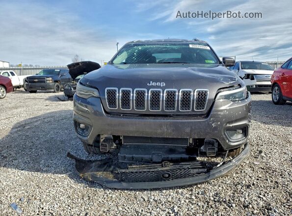 1C4PJMLBXMD166332 2021 JEEP CHEROKEE Gray Front view