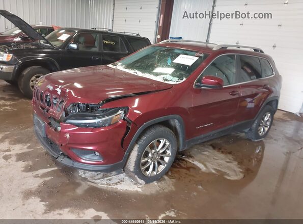 1C4PJMLN1KD224447 2019 JEEP CHEROKEE Red Przód lewy