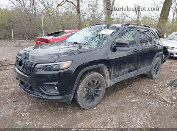 1C4PJMMB2PD110890 2023 JEEP CHEROKEE Black წინა მარცხენა ხედი სამი მეოთხედიდან