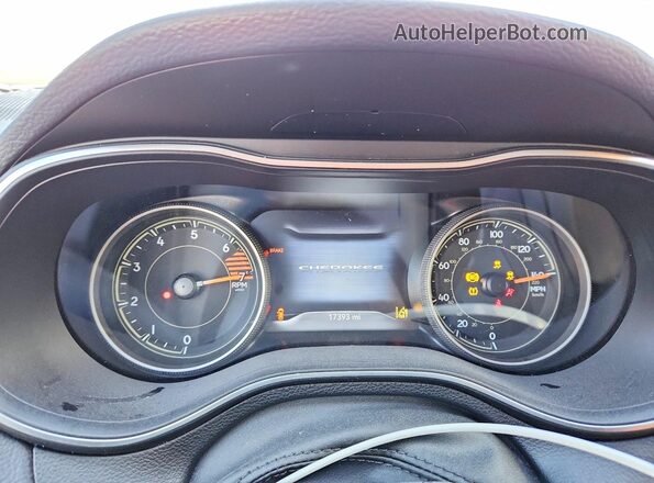 1C4PJMMB8PD103698 2023 JEEP CHEROKEE Белый Вид щитка приборов