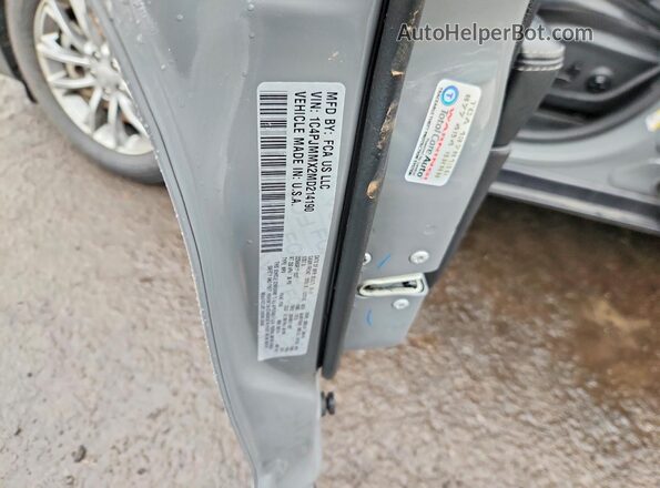 1C4PJMMX2MD214190 2021 JEEP CHEROKEE Gray Вид наклейки з VIN-кодом
