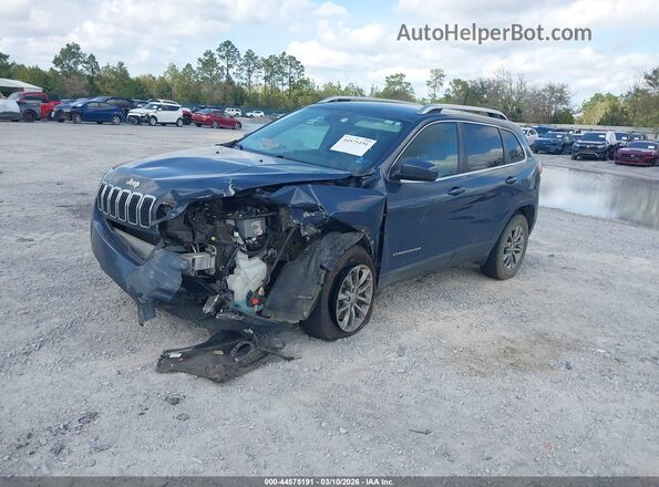 1C4PJMMX5MD149593 2021 JEEP CHEROKEE Blue Передня ліва чверть