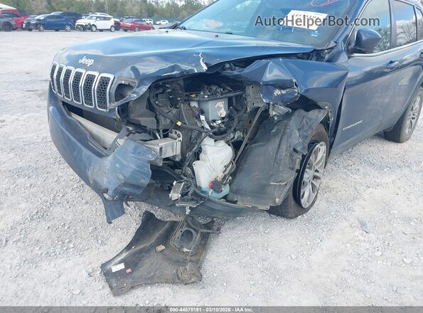 1C4PJMMX5MD149593 2021 JEEP CHEROKEE Blue Вид спереду